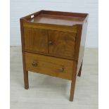 19th century mahogany commode / bedside, 75 x 52cm