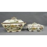 DB & C Staffordshire Japonaise patterned tureen and covers, largest 36cm (2)