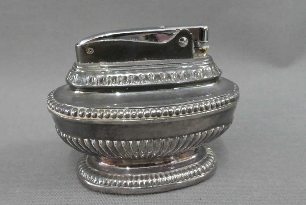 Ronson Crown table lighter and a Sewills gilt metal clock, boxed (2) - Image 3 of 3