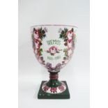 Wemyss Ware Centenary goblet designed by Alan Carr Linford, produced by Rogers de Rin and made by