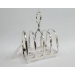 Late Victorian silver toastrack, James Dixon & Sons, Sheffield 1900