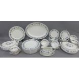 Royal Doulton Burgundy pattern dinner service (a lot)