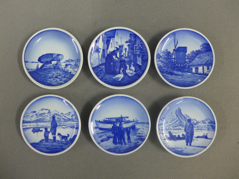 Collection of royal Copenhagen blue and white pin dishes and a Bjorn Wimblad Nymolle Garden Party - Image 4 of 4