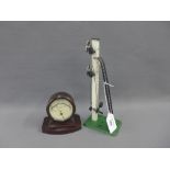 Bakelite Rototherm thermometer and Hornby signal post, tallest 23cm