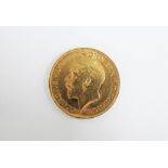 George V gold Sovereign, 1913