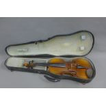 Violin, with Antonius Stradivarus paper label