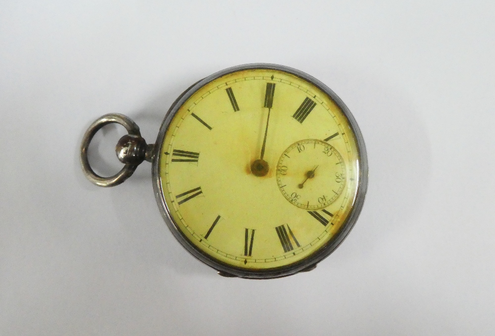 Silver cased pocket watch - Image 2 of 3