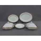 Wood & Sons Windsor pattern table wares to include a pair of square tureen and covers, two oval