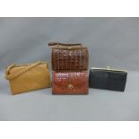 Collection of lady's vintage handbags to include Ackery of London, etc (4)
