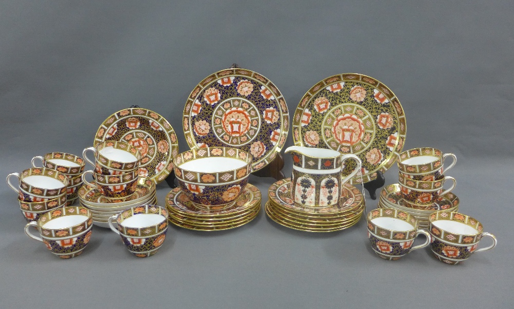 Royal Crown Derby Imari pattern number 919 teaset, comprising twelve cups, twelve saucers,
