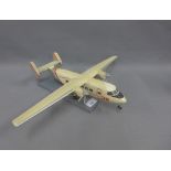 Antonov 38 100 Model Airplane, on a plinth base, wing span 46cm