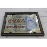 Coca Cola Relieves Fatigue - the Most Refreshing Drink in the World, framed mirror , 33 x 23cm