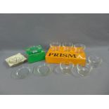 Prisma Glas Lasi boxed retro glass bowls and plates (a lot)