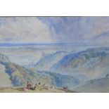 In the manner of JMW Turner, Arundel Castle, Watercolour, apparently unsigned, in glazed and