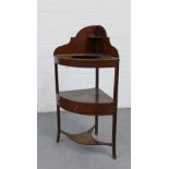 Georgian mahogany wash stand, 110 x 58cm