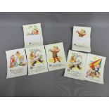 Two sets of original unused Mabel Lucie Attwell coloured postcards, each set containing 24 cards,