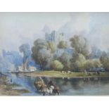 John Sell Cotman, (1782-1842) Rochester Castle, Watercolour, apparently unsigned however bearing a