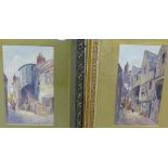 D. Small, Close to Grassmarket and At Greendykes Street, a pair of watercolours, signed, in glazed