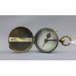 Verners brass cased compass, No. 3285