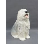 Beswick Old English sheep dog with impressed backstamp and model number 2332, 40cm high