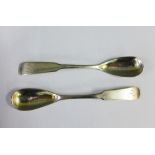Pair of George III Scottish silver egg spoons, Alexander Henderson, Edinburgh 1808, 12cm long (2)