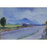 John Blair, (1850 - 1934) Stirling Castle, Watercolour, signed and entitled, in a glazed and