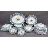 Wedgwood Florentine pattern dinner service, six place setting, (28)