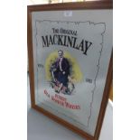 Original Mackinlay Old Scotch whisky mirror, 50 x 65cm
