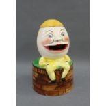 Early 20th century Humpty Dumpty novelty figure, 13cm high