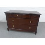 Stag Minstrel chest of drawers, 71 x 108cm