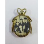 The Beatles, vintage pendant / brooch, 4cm long