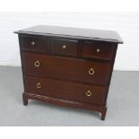 Stag Minstrel chest of drawers, 71 x 83cm