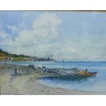 John Muirhead RSW (1863 - 1927) East Wemyss Harbour, Fifeshire, Watercolour, signed and dated
