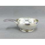 George VI silver single handed porringer, Wakley & Wheeler, London 1938, 17cm including handle