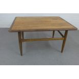 Mid Century Danish coffee table, 52 x 100cm