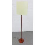 Contemporary standard lamp and shade,162cm high