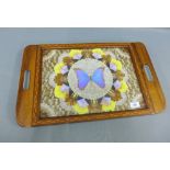 Butterfly wing tray, 50 x 30cm