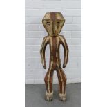 Mbole, Democratic Republic of Congo, wooden figure, 85cm high