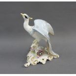 Royal Crown Derby 'Chelsea Bird' (small chip to tip of the beak) 16cm high