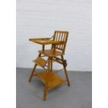 Lullabye, a child's vintage high chair