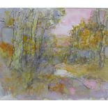 John Scorrow O'Connor, (1913 - 2004) Woodland path, watercolour, signed, framed under glass, 50 x