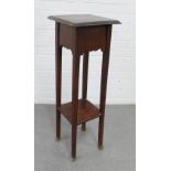 Early 20th century plant stand, 92 x 31cm