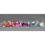 Set of eleven Royal Doulton Signature Edition figures, tallest 10cm (11)