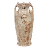 Gentil & Bourdet (French, est. 1901)Monumental Ceramic Vase, France, circa 1900 Marked: "GENTIL/