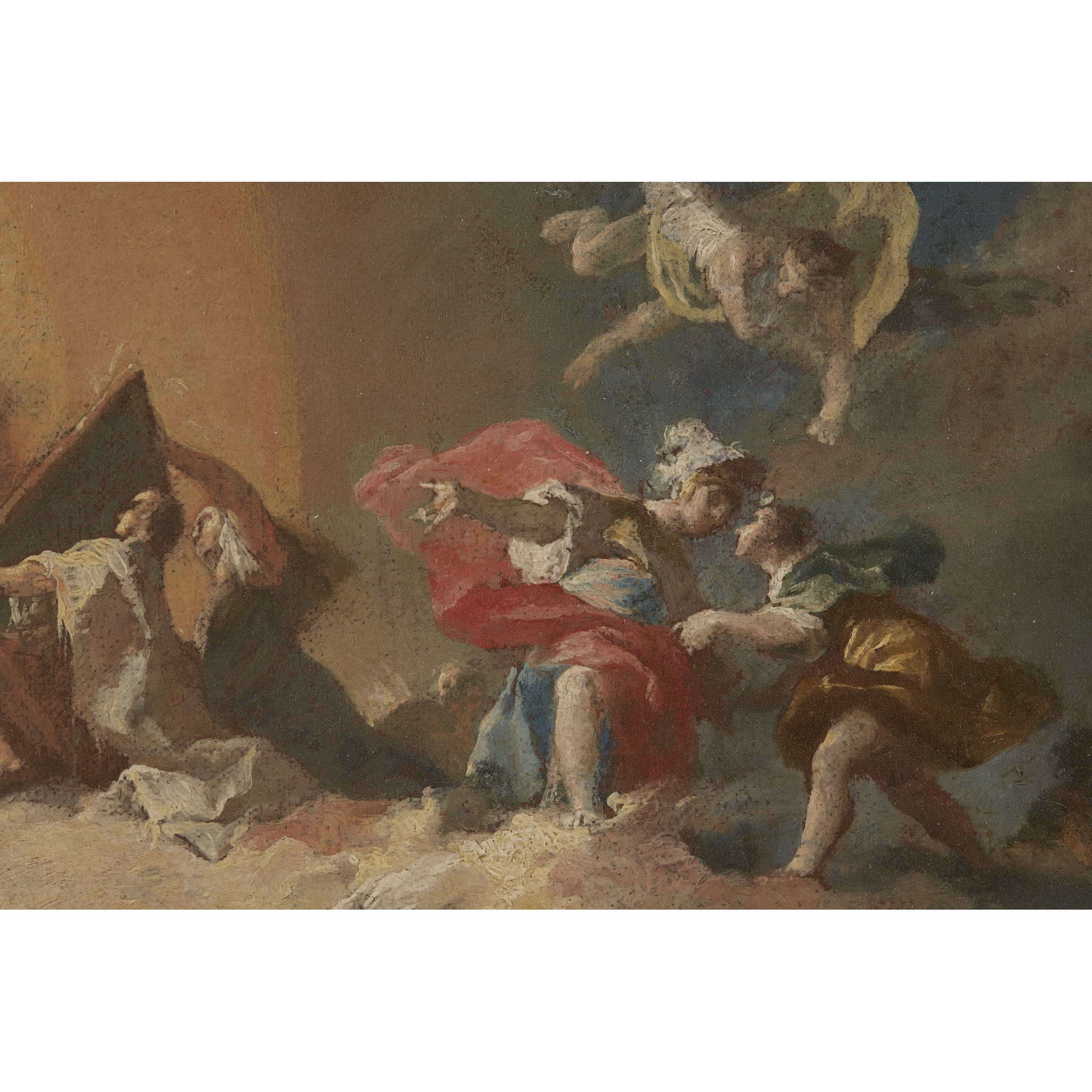 Attributed to Giovanni Battista Tiepolo (Italian, 1696-1770) The Apotheosis of the Arts (A - Image 2 of 4