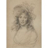 Jean-Baptiste Isabey (French, 1767–1855) Portrait of a Lady Signed and dated 'J. Isabey/1799' bottom