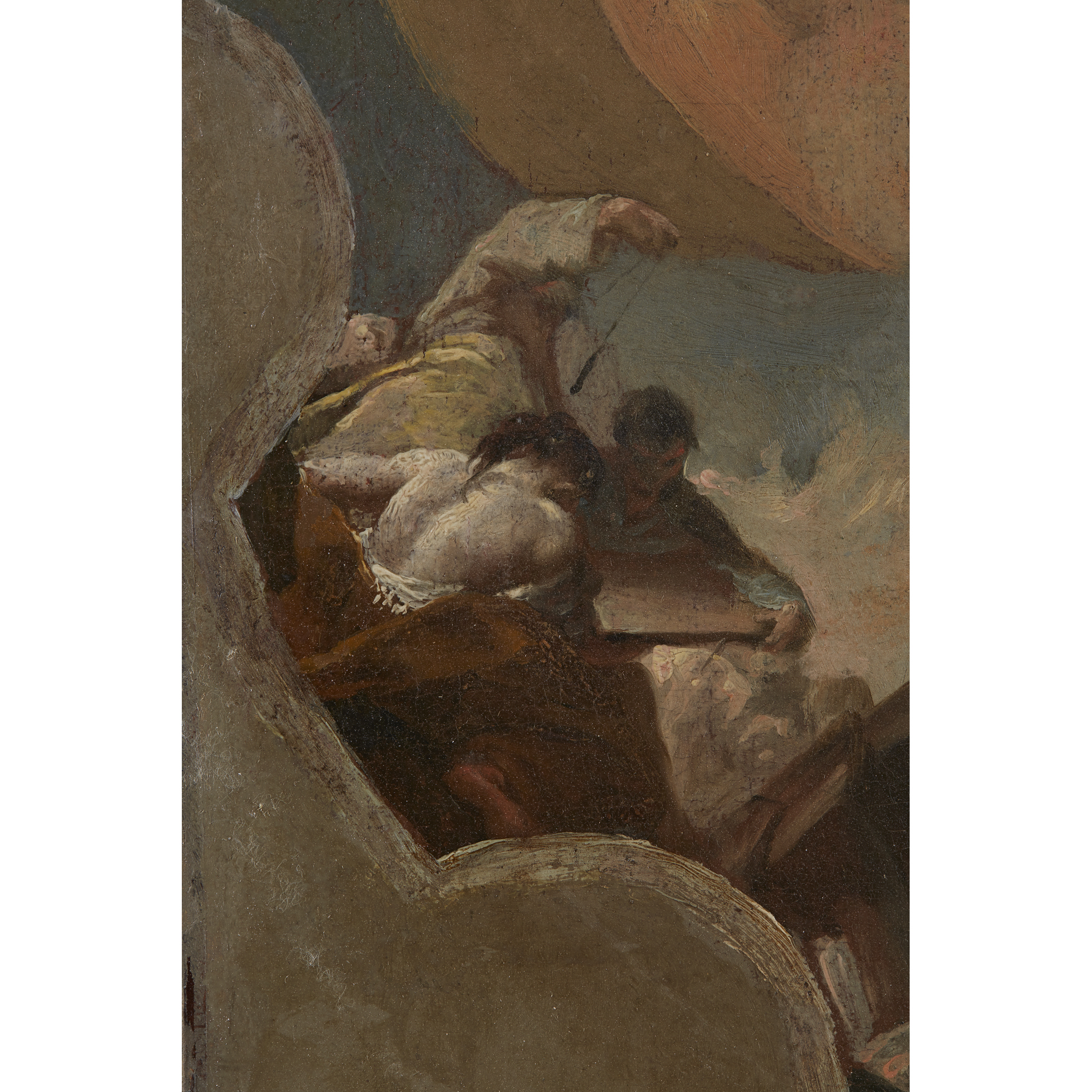 Attributed to Giovanni Battista Tiepolo (Italian, 1696-1770) The Apotheosis of the Arts (A - Image 4 of 4