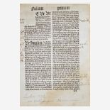 [Early Printing] (Morgenstern, Georg), Fragment from "Sermones contra omnem mundi perversum statum"