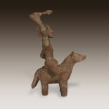 A Djenne style horse and rider, Mali