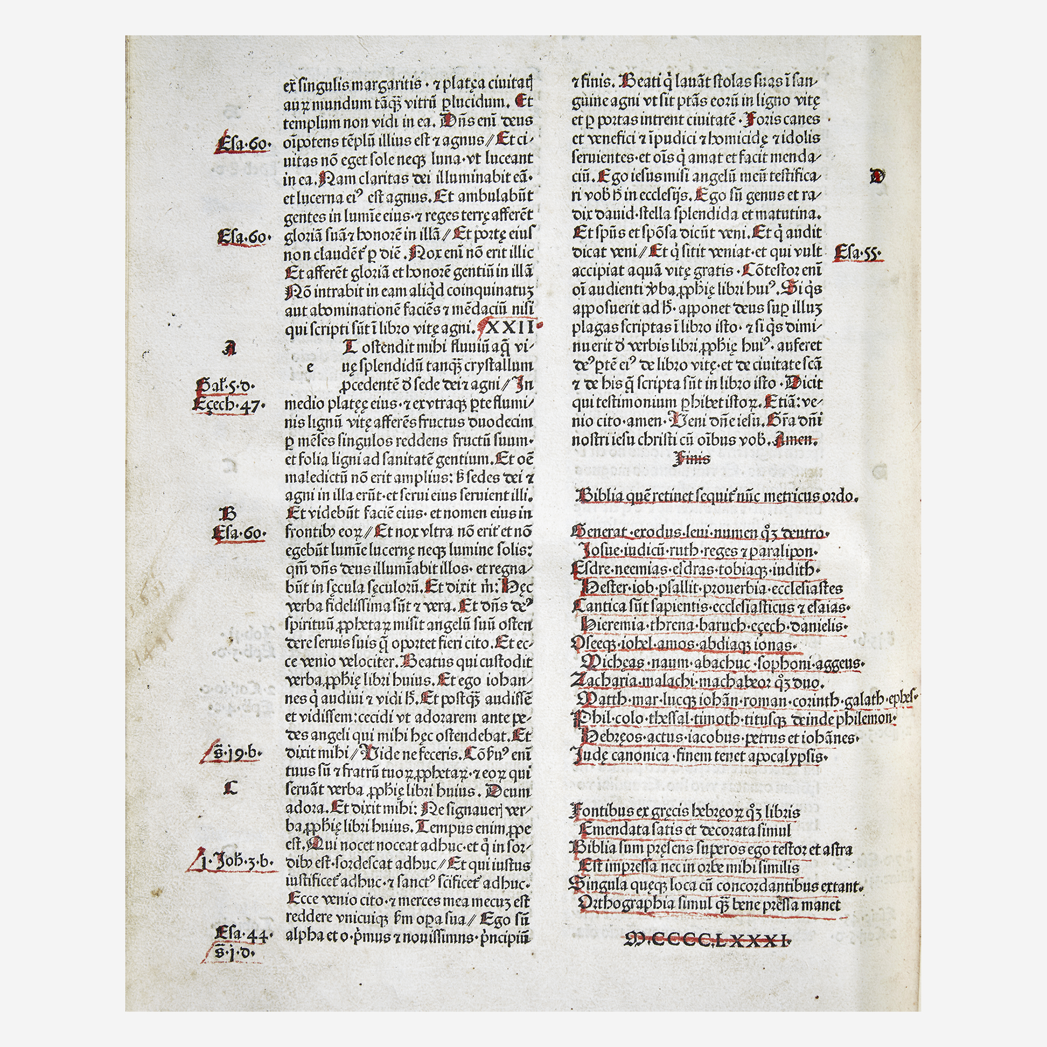 [Incunabula] Amerbach, Johann (printer), Biblia Latina - Image 4 of 4
